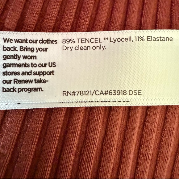 Eileen Fisher women’s Ribbed short sleeve Boat Neck Tunic‎ top Medium - Picture 9 of 10